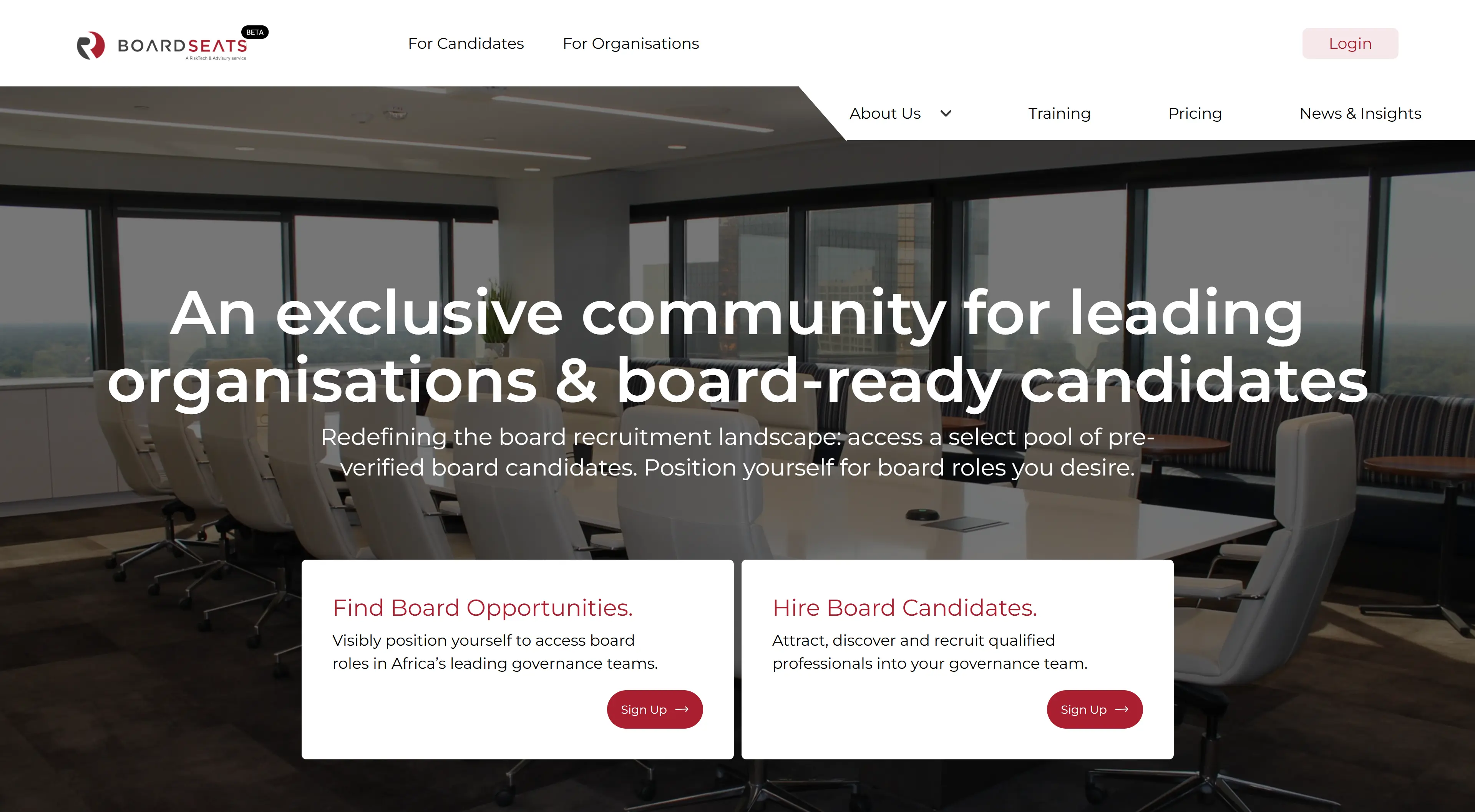Boardseats screenshot 1