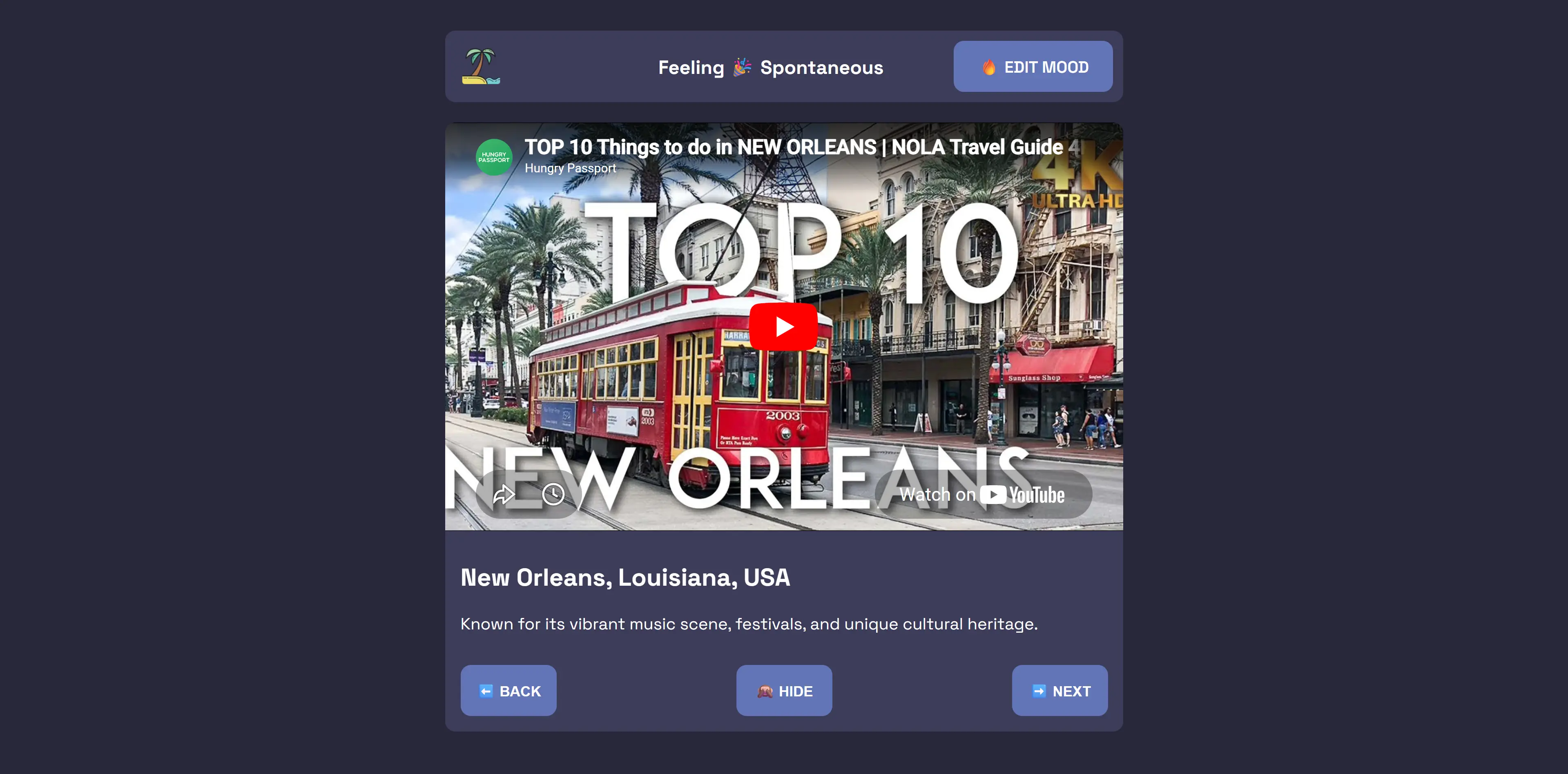 TravelMoods screenshot 3